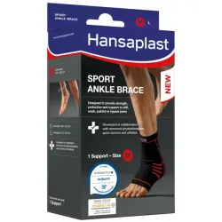 Hansaplast Sport enkelbandage BDF L | 21,5 - 25,5 cm (enkel) | 12 Stück